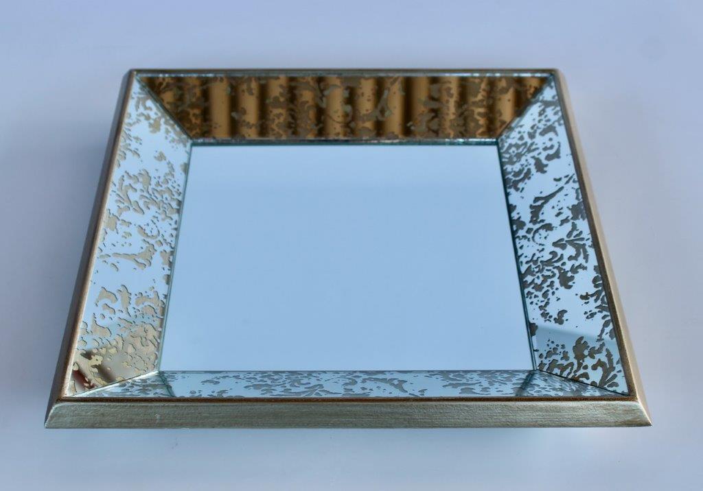 Small Square Hanging Mirror Or Tray Design Edge